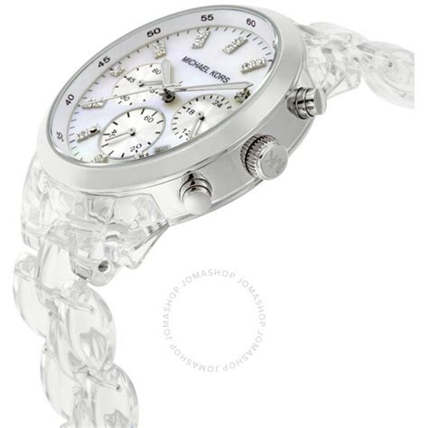 michael kors mother of pearl dial watch mk-5235